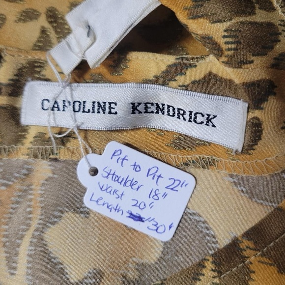 Vintage Caroline Kendrick Silk Tunic Blouse - Picture 4 of 4